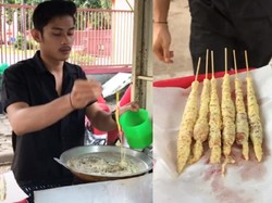 Wah! Penjual Telur Gulung Tampan Ini Bikin Pengin Beli Terus