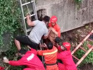 Masuk Gorong-gorong Cari Biawak, Pria di Jakut Malah Terjebak Masuk Gorong-gorong Cari Biawak, Pria di Jakut Malah Terjebak