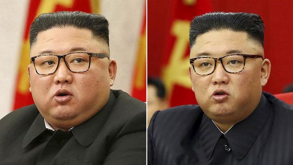 Potret Kim Jong-Un yang Terlihat Lebih Kurus