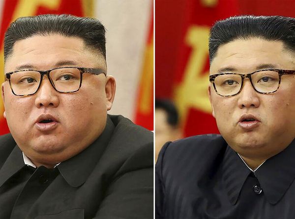 Potret Kim Jong-Un yang Terlihat Lebih Kurus