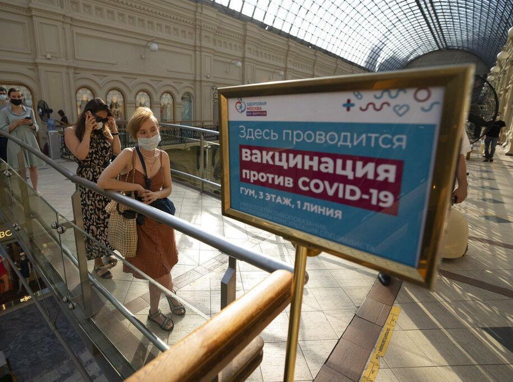 Rekor Lagi! Rusia Laporkan 34.303 Kasus Corona dalam Sehari