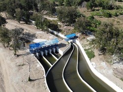 PUPR Lanjutkan Rehabilitasi Bendung dan Irigasi Gumbasa