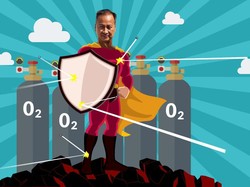 Jurus Pemerintah Jaga Pasokan Tabung Oksigen