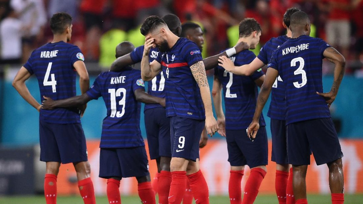 Prancis disingkirkan Swiss di babak 16 besar Euro 2020. (Foto: Getty Images/Daniel Mihailescu - Pool)