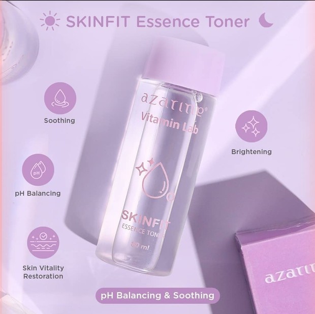 Azarine Vitamin Lab Skinfit Essence Toner (sumber :instagram.com/azarinecosmeticofficial)