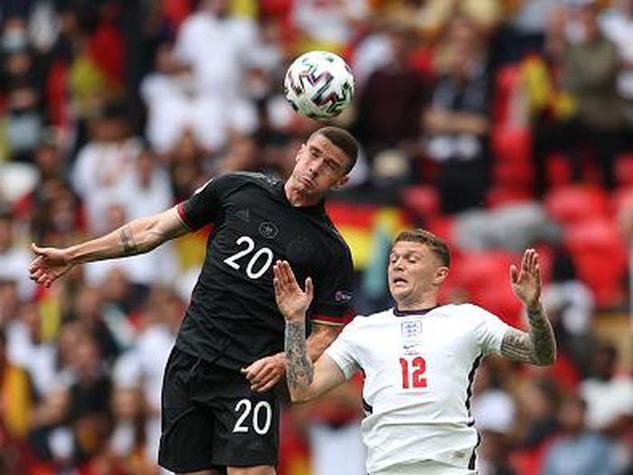 Jerman ditaklukkan Inggris 0-2 saat bertanding dalam babak 16 besar Euro 2020. Kekalahan itu membuat Der Panzer gagal meraih gelar juara Piala Eropa 2020.