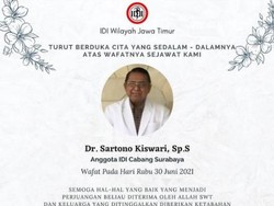 Dokter Spesialis Saraf Surabaya Meninggal Terpapar COVID-19