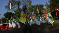 Kala Umat Hindu di Gresik Gelar Upacara Nata Jagad Saat Pandemi