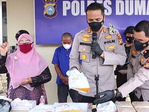 Polres Dumai Gagalkan Peredaran 17 Kg Sabu Jaringan Internasional