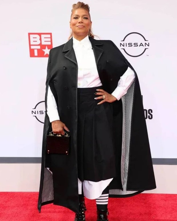 Queen Latifah saat tampil di red carpet BET Awards 2021 (foto: instagram.com/loveceoinstitute)