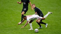 Duel Inggris vs Jerman  di Wembley, London pada 29 Juni 2021 berlangsung seimbang di babak pertama. Kedua tim masing-masing menciptakan 3 peluang, meski tak ada yang berbuah gol. Foto: Getty Images/John Sibley - Pool