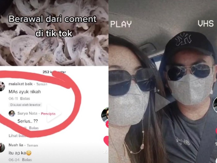 Viral kisah pasangan yang menikah berawal dari komentar di TikTok. Viral kisah pasangan yang menikah berawal dari komentar di TikTok.