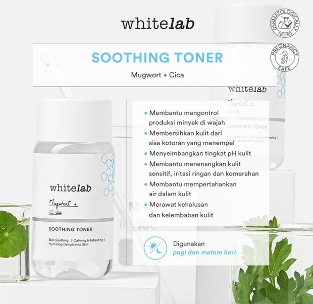 Whitelab Soothing Toner/ sumber: Instagram.com/ whitelab_id Manfaat Whitelab Soothing Toner