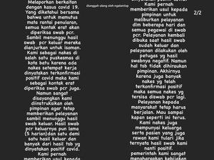 Beredar Pengakuan Nakes Kota Batu Layani Pasien Meski Positif COVID-19 Beredar Pengakuan Nakes Kota Batu Layani Pasien Meski Positif COVID-19