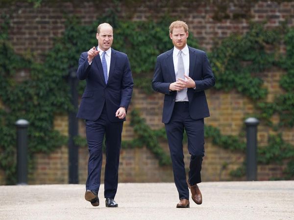 10 Momen Akrab Pangeran William dan Harry di Peresmian Patung Putri Diana