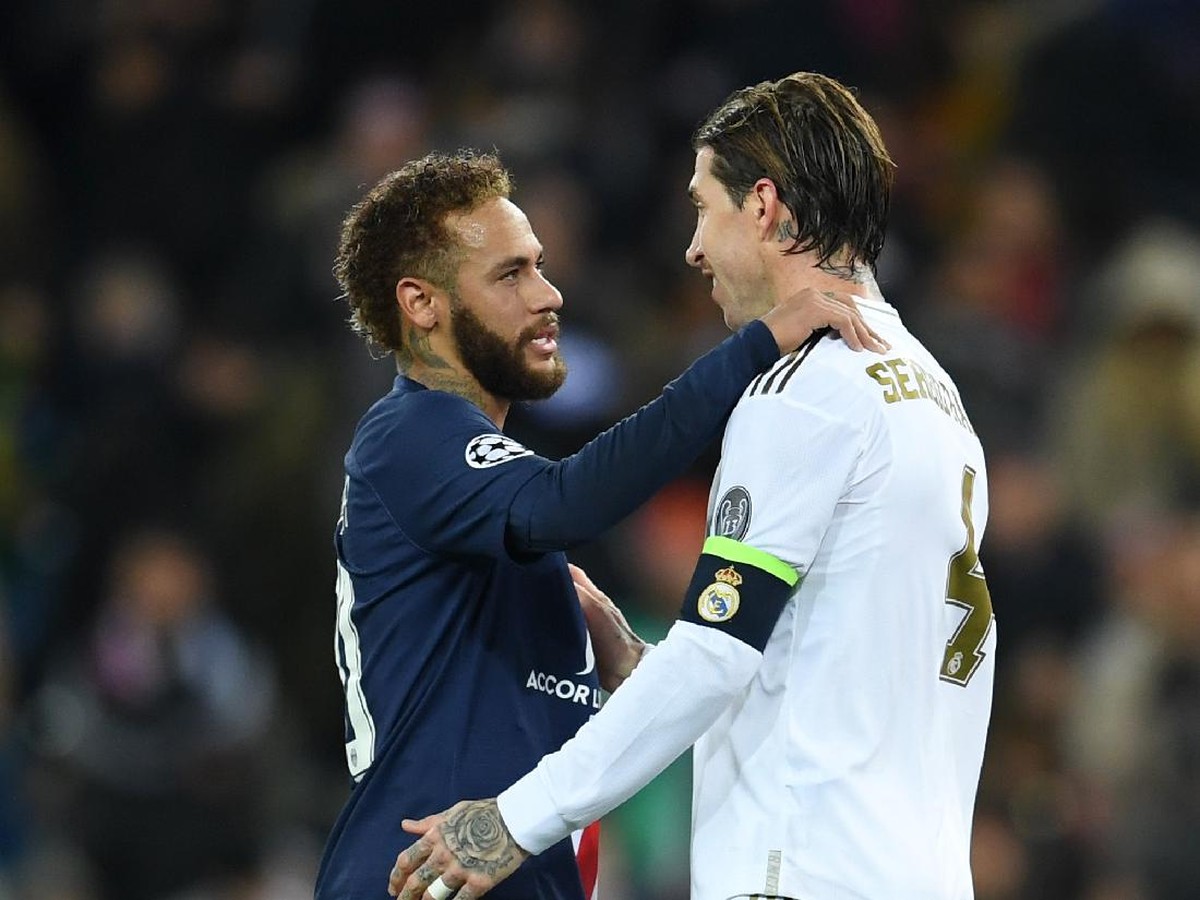 Menanti Kemesraan Neymar dan Sergio Ramos di PSG (Getty Images)