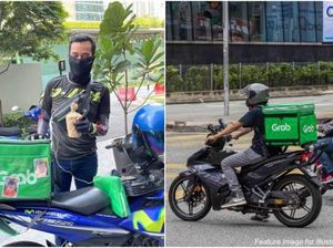 So Sweet! Ojol Ini Tempel Foto Keluarganya di Boks untuk Antar Makanan