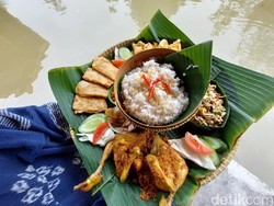 Warung Bambu : Asyiknya Ngaliwet Komplet Sambil Mancing Ikan Sendiri