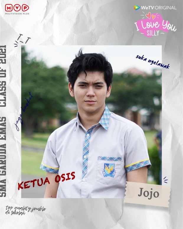Ajil Ditto sebagai Jojo/Instagram.com/iloveyousilly.series Ajil Ditto sebagai Jojo/Instagram.com/iloveyousilly.series