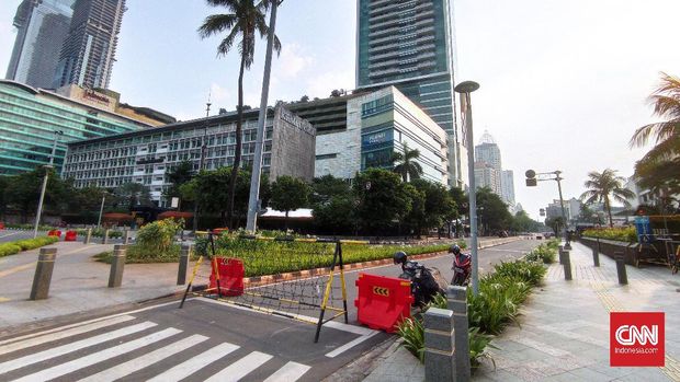 Akses Mal Grand Indonesia Hanya Untuk Beli Makan dan Swalayan