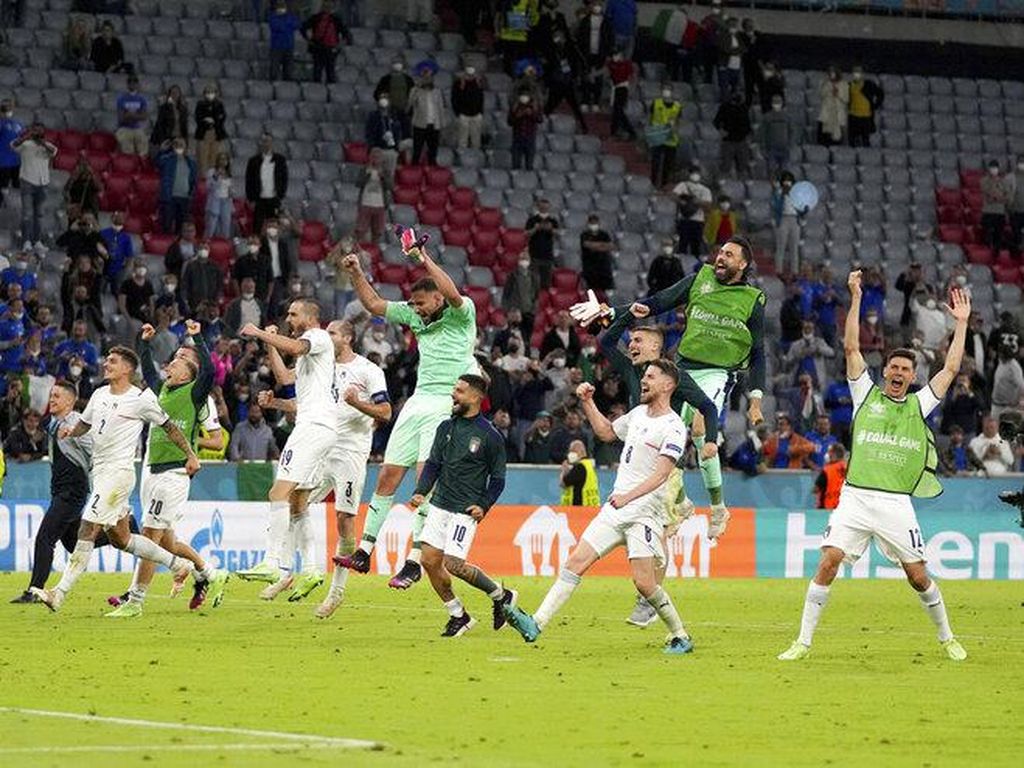 Italia Vs Belgia 2-1, Gli Azzuri ke Semifinal Euro 2020