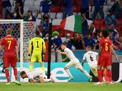 Babak I: Italia Unggul 2-1 atas Belgia