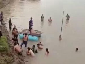 Asyik Berenang, Dua Bocah Tenggelam di Bengawan Solo Lamongan