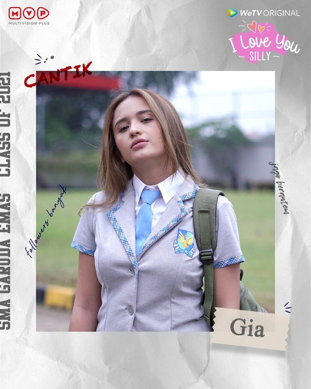 Gabriella Desta sebagai Gia/Instagram.com/iloveyousilly.series Gabriella Desta sebagai Gia/Instagram.com/iloveyousilly.series