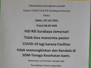 IGD RSI Jemursari Lockdown, 51 Nakes dan Pegawai Terpapar COVID-19 IGD RSI Jemursari Lockdown, 51 Nakes dan Pegawai Terpapar COVID-19