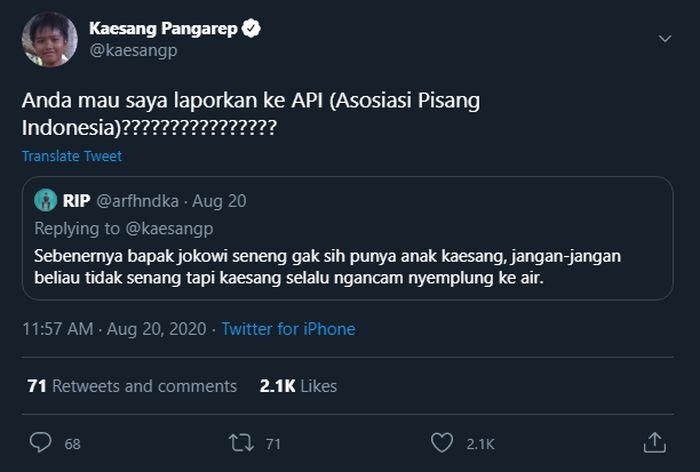 Kaesang Pangarep Kaesang Pangarep
