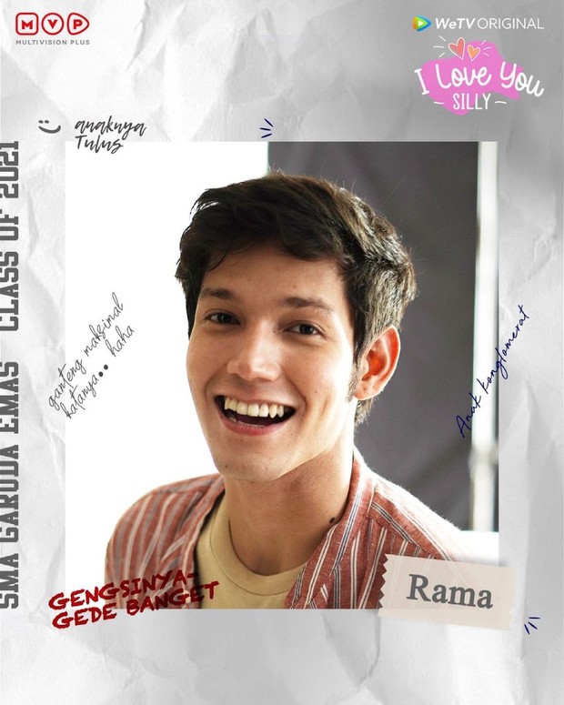 Naufal Samudra sebagai Rama/Instagram.com/iloveyousilly.series Naufal Samudra sebagai Rama/Instagram.com/iloveyousilly.series