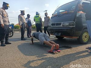 PPKM Darurat di Karawang, Warga Tak Bermasker Diganjar Push-Up