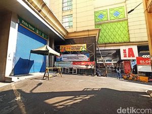 Sunyi Senyap... Ini Penampakan Tanah Abang saat PPKM Darurat