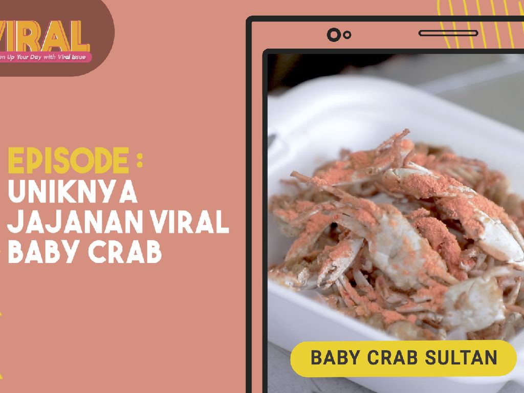 Viral Baby Crab, Cemilan Baru yang Lalu Lalang di Medsos