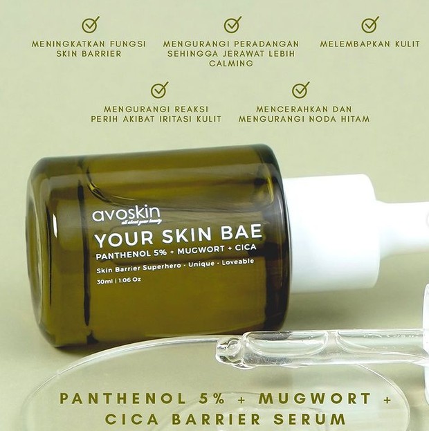 Avoskin Panthenol 5% + Mugwort + Cica Barrier Hero Serum