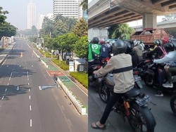 Kontras di Akhir Pekan: Sudirman Lengang tapi Ramai Antrean di Perbatasan