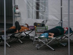 Diguyur Hujan, Tenda Darurat di RSUP DR Sardjito Sempat Tergenang