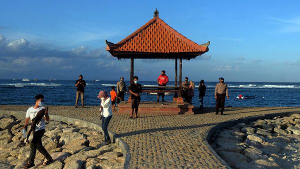 Pengumuman! Pantai Sanur Tutup Selama PPKM Darurat
