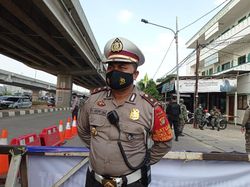 Penyekatan di Kalimalang Jaktim, 200 Kendaraan dari Bekasi Diputar Balik