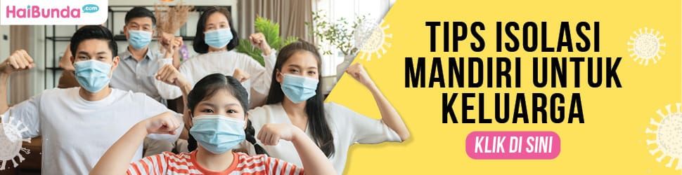Banner tips isolasi mandiri keluarga