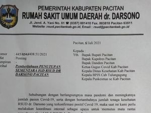 IGD RSUD dr Darsono Pacitan Ditutup Usai Nakes Terpapar COVID-19
