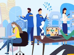 Catat! Ini Aturan WFO-WFH Pekerja Selama PPKM Darurat Jawa-Bali