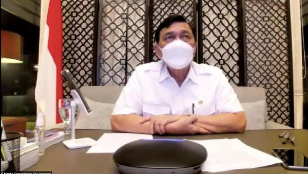 Koordinator PPKM Darurat Jawa-Bali, Luhut Binsar Pandjaitan (YouTube Menko Marves) Koordinator PPKM Darurat Jawa-Bali, Luhut Binsar Pandjaitan (YouTube Menko Marves)
