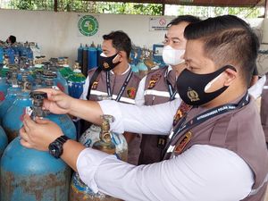 Polisi Pastikan Stok Tabung Oksigen di Jambi Aman, Diutamakan untuk RS