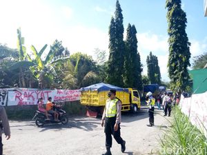 Picu Kerumunan, Demo Tolak Perluasan TPST Piyungan Bantul Dibubarkan