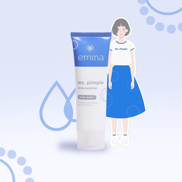 Emina Ms Pimple Face Wash sebagai skincare anak remaja.