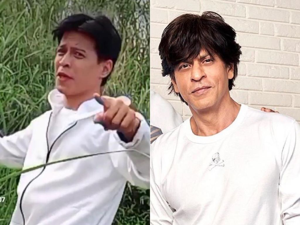 Pria Ini Disebut Netizen Mirip Shah Rukh Khan dan Ariel, Viral Bikin Senyum