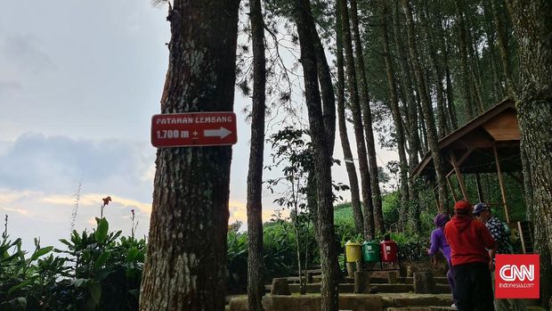 Kawasan Bukit Bintang/ Bukit Moko Bandung yang dekat dengan jalur Sesar Lembang