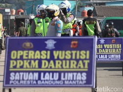 PPKM Darurat, 35 Kendaraan Diputar Balik di Exit Tol Cileunyi Bandung