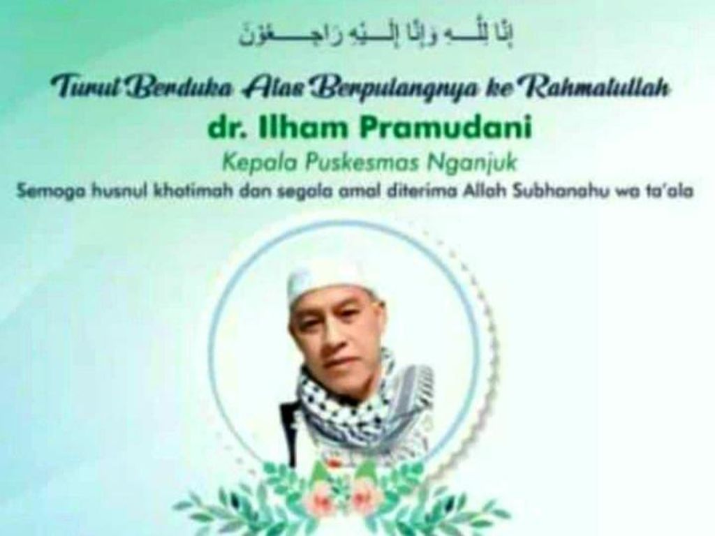 Kepala Puskesmas Nganjuk Meninggal Terpapar COVID-19 Kepala Puskesmas Nganjuk Meninggal Terpapar COVID-19